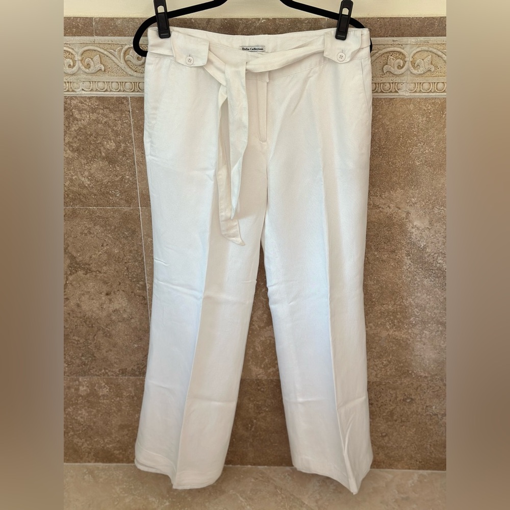 Dahlia white trouser size 10 fully lined